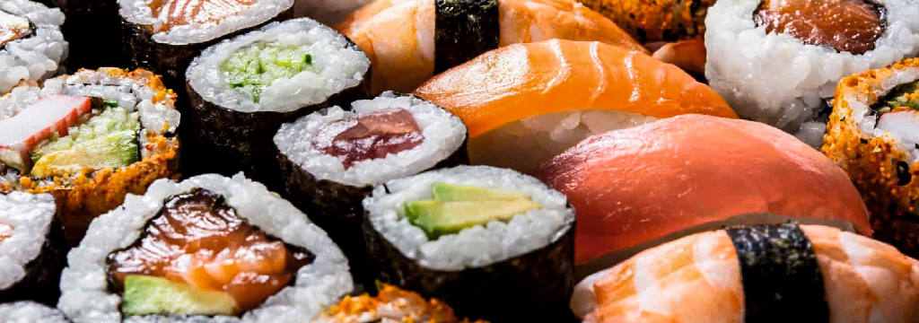 Sushi + Picanha + Comida Chinesa